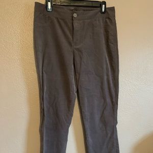 Tahari grey pin wale pants